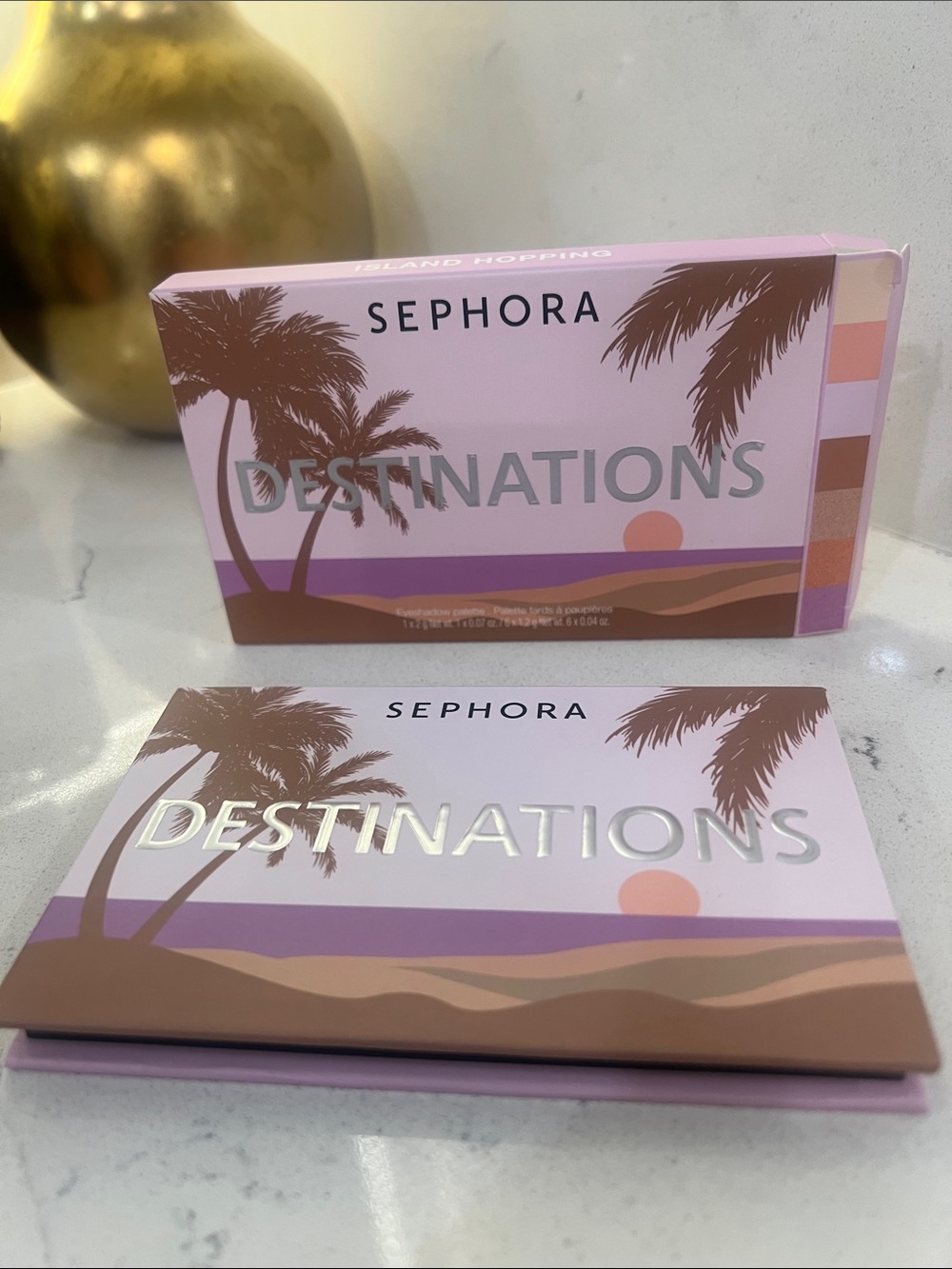Sephora Destinations Eyeshadow Palette - Pink, Purple, Brown. New